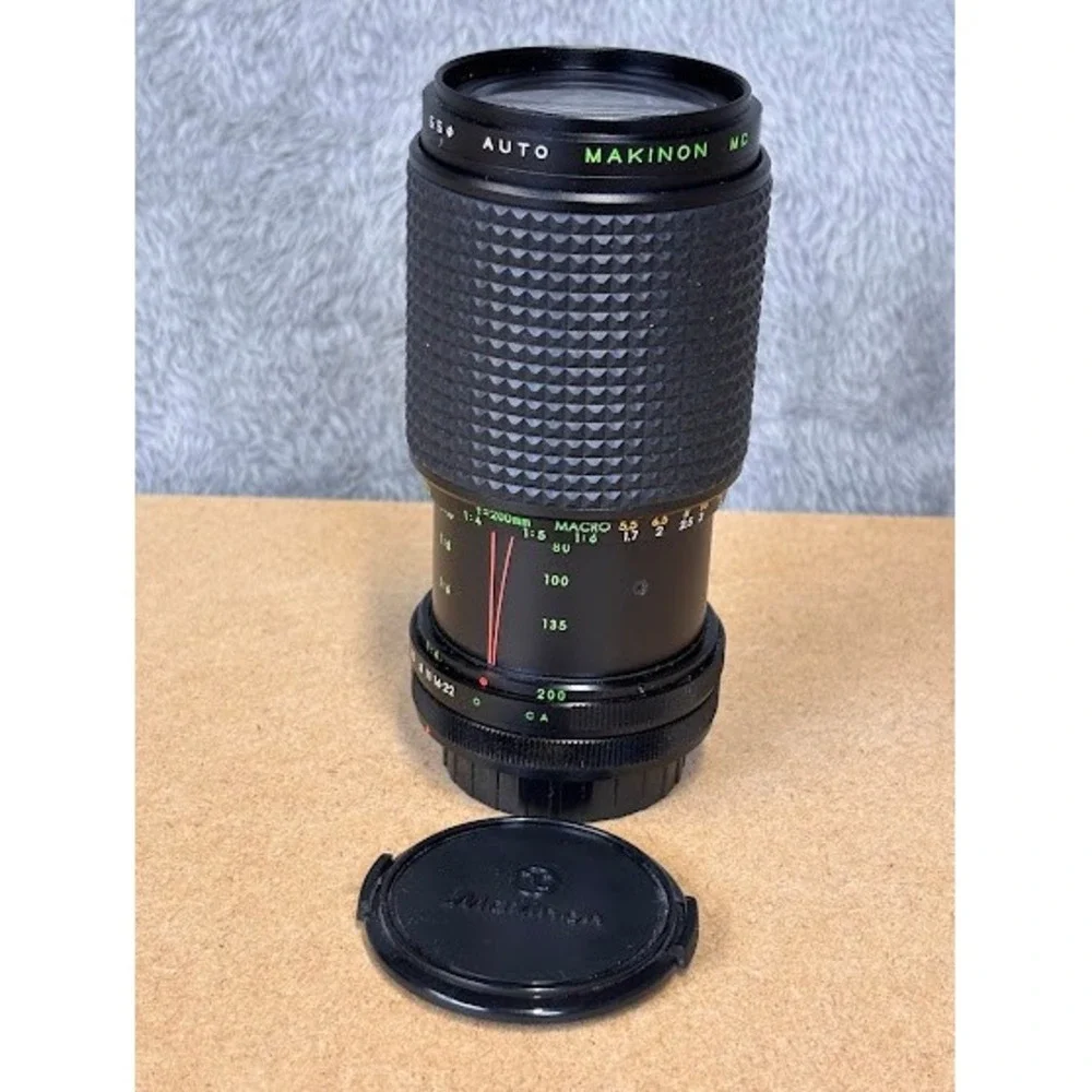 Makinon MC‎ Auto 80-200mm f4.5 Macro Zoom Lens Canon FD Mount Japan